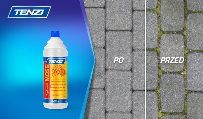 środek do czyszczenia kostki i elewacji z mchu